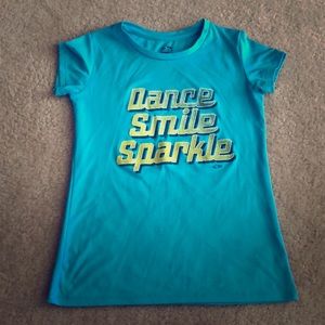 Champion Duodry dance shirt, girls size L (8-10)